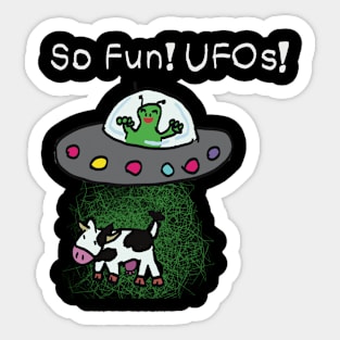 So Fun! UFOs! Sticker